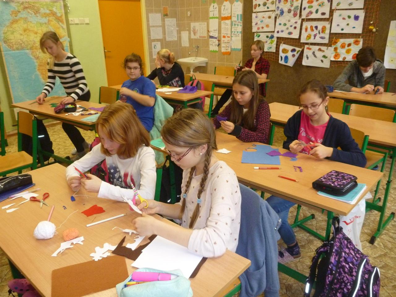 Vánoční dílna látkových dekorací