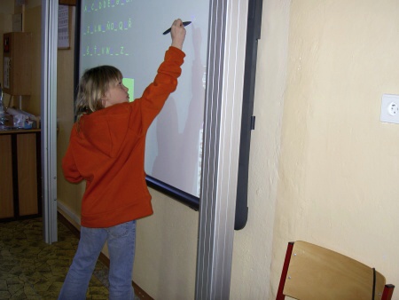 2.C má novou interaktivní tabuli