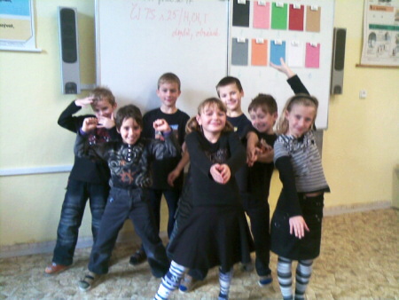 Hudební vystoupení třeťáků