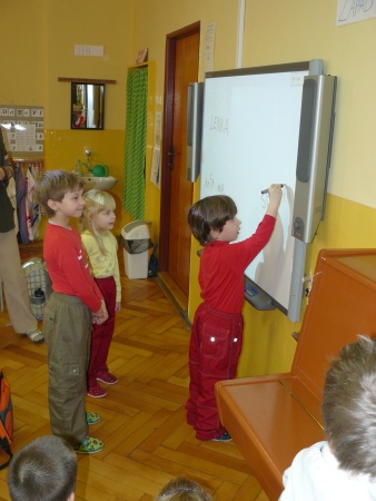 Budoucí prvňáčci na&nbsp;návštěvě ve&nbsp;škole