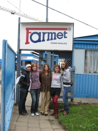 Exkurze osmých ročníků ve&nbsp;firmě Farmet