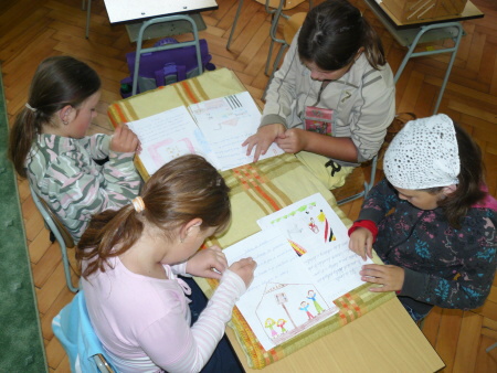 Třeťáci si sešili knihu ze&nbsp;svých slohových prací
