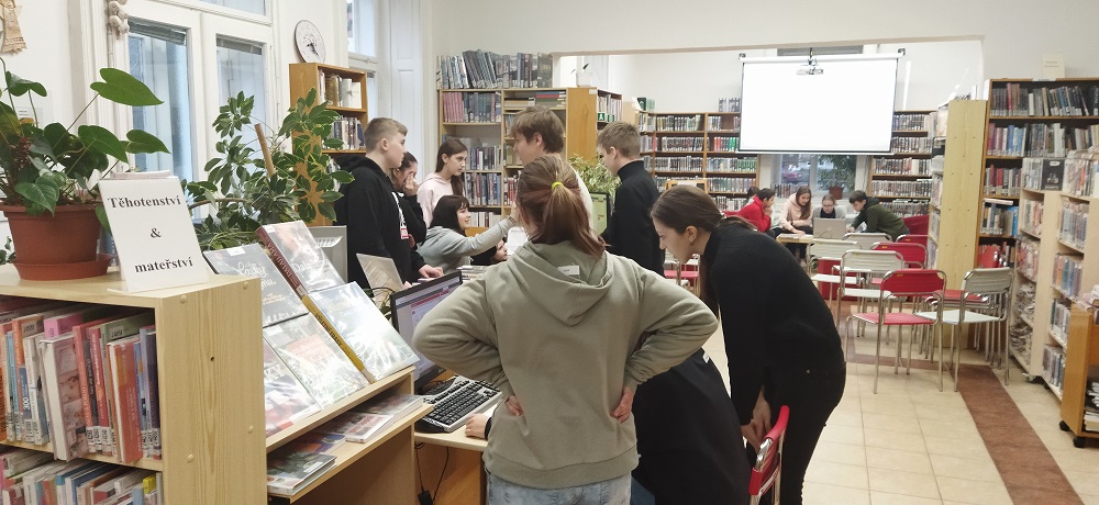7. B v&nbsp;Městské knihovně Jaroměř