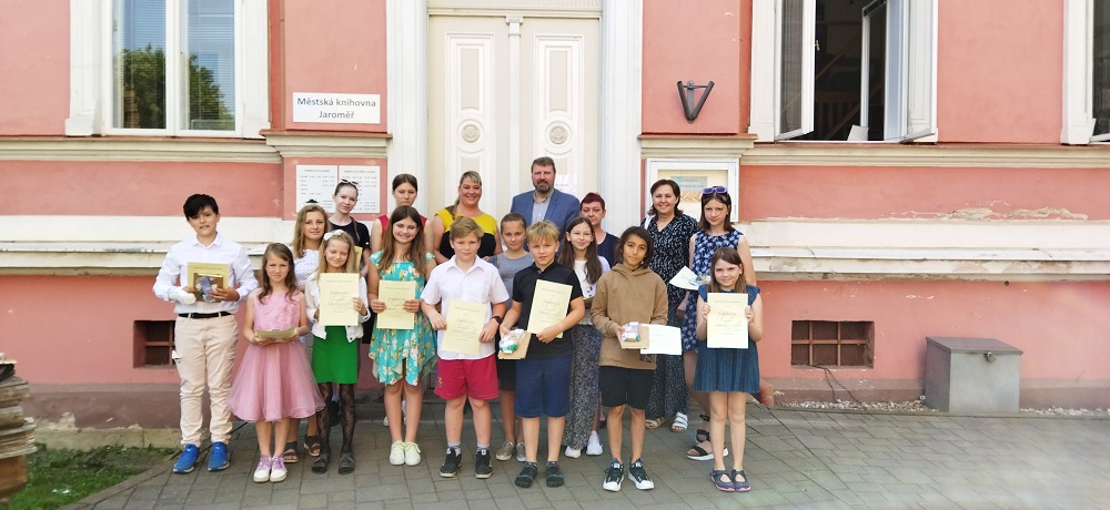 Slavnostní předání cen oceněným žákům v&nbsp;literární soutěži