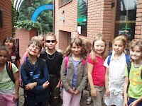 Výlet 2. B za odměnu do Obřího akvária Hradec Králové