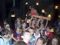 Výlet 2. B za odměnu do Obřího akvária Hradec Králové