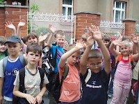 Výlet 2. B za odměnu do Obřího akvária Hradec Králové