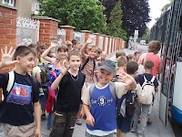 Výlet 2. B za odměnu do Obřího akvária Hradec Králové