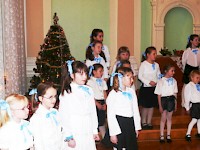 Vánoční koncert malého Ostrováčku, dětí ze ZŠ Rychnovek a žáků ZUŠ