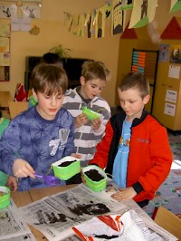 Přípravy na Velikonoce ve druhé třídě