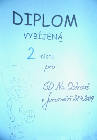 Sportovní kroužek – 2. místo ve vybíjené