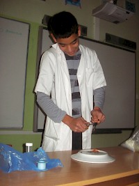 Přehlídka nadějného přírodovědce v 8.B