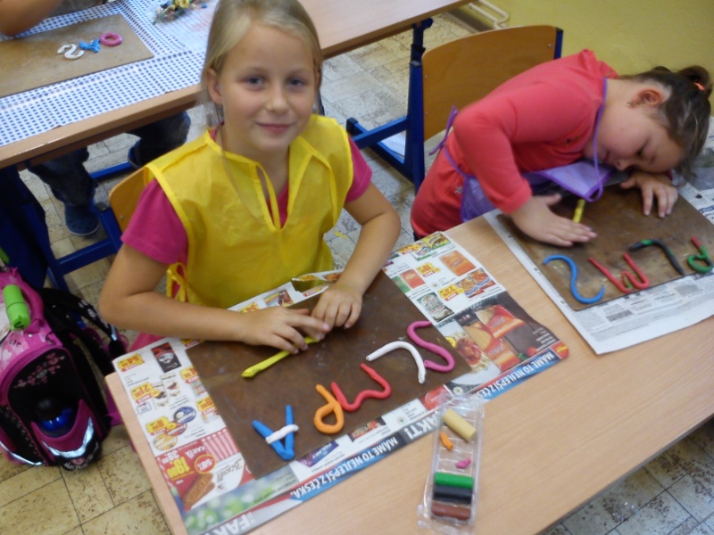 Modelína v hodině českého jazyka?