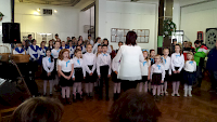 Přípravný sbor Ostrováček na adventním koncertě v jaroměřském muzeu