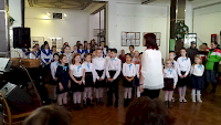 Přípravný sbor Ostrováček na adventním koncertě v jaroměřském muzeu