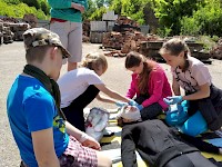 Ostrovní hlídka vyhrála záchranářskou soutěž ČČK