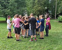 Stmelovací pobyt 7.B ve škole