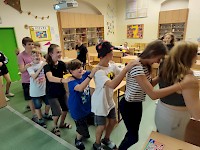 Stmelovací pobyt 7.B ve škole