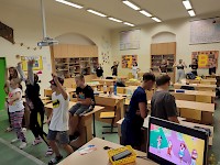 Stmelovací pobyt 7.B ve škole