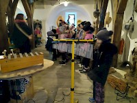 Přípravný sbor Ostrováček na Adventním jarmarku v Bastionu IV.