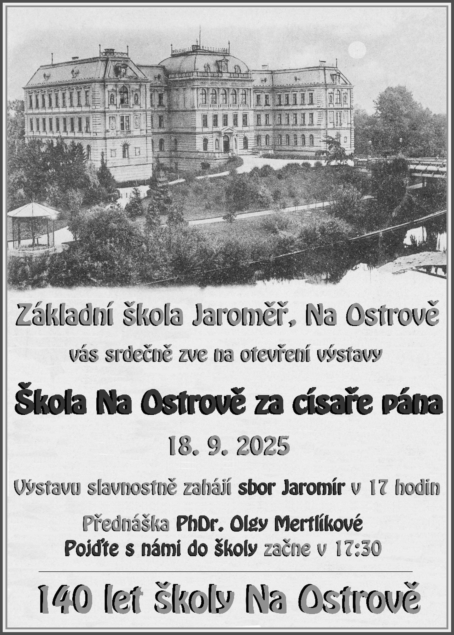 140. výročí založení školy