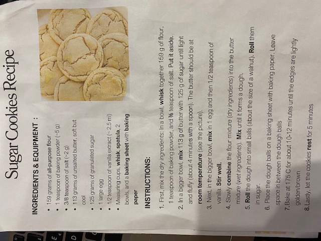 Let´s bake together: Sugar Cookies Recipe