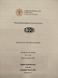 Biologická olympiáda - školní kolo